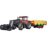BR03198 Case Ih Optum 300CVX Kepçeli Traktör & Balya Römorku