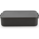 Brabantia 004-01-MAKE Take Dark Grey Plastik Büyük Boy Yemek Taşıma Kabı 2l