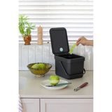 Brabantia 004-01-SORT&GO Koyu Gri Çöp Kovası 6l