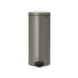 Brabantia 114441 Tret Çöp Kovası, İç Kovalı, Plastik, Çelik, Gri (Platinum), 30 litre