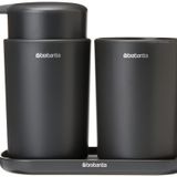 Brabantia banyo seti, koyu gri, 3'lü set