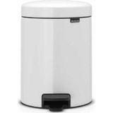 Brabantia Beyaz Pedallı Çöp Kovası 5 lt Modern Dekor Uyumlu Şık Tasarım