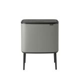 Brabantia Bo Mineral Gri 36 lt Concrete Çelik Dokunmatik Mutfak Çöp Kovası