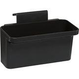 Brabantia Brabanta SinkSide Lavabo İçi Düzenleyici (Koyu Gri) Düzenli Depolama/Drenaj Kabı, Mutfak Lavabo Süngerleri, Bezler, Bulaşık Sabunu için Vantuzlu