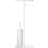 Brabantıa Brabantia Mındset Fresh Whıte Standlı Organizer, Tuvalet Kağıdı Tutucusu Ve Tuvalet Fırçası