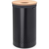 Brabantia Çamaşır Sepeti 60 Lt Siyah Mantar Kapak