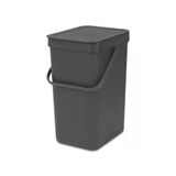 Brabantia Koyu Gri 12L Modern Çöp Kovası, Şık ve Pratik Temizlik Çözümü