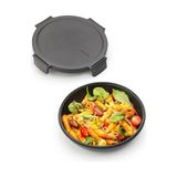 Brabantia Make Take Dark Grey Plastik Yemek Taşıma Tabağı 1l - Gri - 1 lt