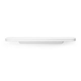 Brabantia Mindset Duvara Monte Banyo Rafı / Havlu Tutucu (Mineral Taze Beyaz) Diş Fırçası Tutacağı, Kozmetik, Sabun için Paslanma Önleyici Düzenleme Depolama (1,7 x 16,5 x 3,4)