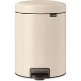 Brabantia Newicon Bej Çelik Pedallı Banyo Çöp Kovası 5 Lt - Standart