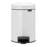 Brabantia Newicon Beyaz Pedallı 3 lt Çöp Kutusu