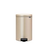 Brabantia Newicon Champagne 20 lt Çelik Pedallı Çöp Kovası