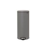 Brabantia Newicon Concrete Grey Çelik Gri 30 lt Pedallı Çöp Kovası
