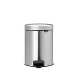 Brabantia Newicon Matt Çelik Gri 5 lt Pedallı Banyo Çöp Kovası