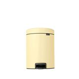 Brabantia Newicon Mellow Yellow Çelik Pedallı 5 lt Sarı Banyo Çöp Kovası