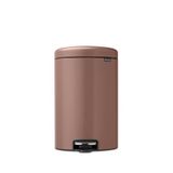 Brabantia Newicon Satin Taupe Pedallı Çelik 20 lt Kahverengi Mutfak Çöp Kovası