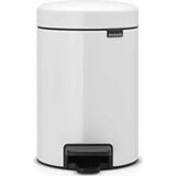 Brabantia Pedallı Çöp Kutusu 3 Lt Beyaz Çöp Kovası Newıcon Whıte- Renksiz