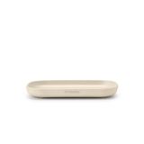 Brabantia - Renew Sabunluk - Kaymaz Tabanlı Sabunluk - Kaburgalar Sabunu Kuru Tutar - Kaymaz Taban - Korozyona Dayanıklı - Banyo Aksesuarı - Yumuşak Bej - 14 x 8 cm