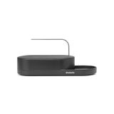 Brabantia - SinkStyle sünger ve bulaşık fırçası için kompakt tasarımlı lavabo düzenleyici - hava sirkülasyonu için havalandırma delikleri, silikon astarlı kaymaz damlama kasesi - mineral Infinite gri
