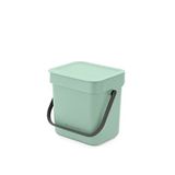 Brabantia Sort & Go Çöp Kovası - 3L, Yeşim Yeşili