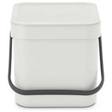 Brabantia Sort&go Lıght Grey Çöp Kovası 6lt - 6 lt - Beyaz