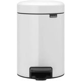 Brabantia Tret Çöp Kovası, İç Kovalı, Plastik, Çelik, plastik, Beyaz, 3 Liter