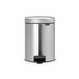 Brabantia Tret Çöp Kovası, İç Kovalı, Plastik, Çelik, plastik, Matt Stahl, 5 litre