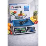 Brader 40 kg manav market elektronik terazi A kalite dayanıklı gövde