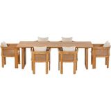 Braga 6 Kişilik Yemek Odası Takımı Natural