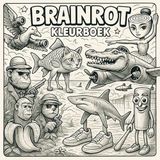 Brainrot Kleurboek: Italian Brainrot Dieren Kleurplaten