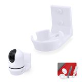 BRAINWAVZ WUUK Y0510 Güvenlik Kamerasıyla Uyumlu Duvar Montajı - Kolay Kurulum için Yapıştırıcı ve Vida, Kör Noktaları ve Dağınıklığı Azaltır, Braket Tutucu Rafı (Beyaz)
