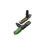 Brakco Bisiklet Fren Pabucu M-l55d+955vcr Siyah/Yeşil Performans