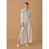 Braletli Baskılı Kadın Pijama Takımı - LX.25237