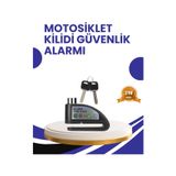 Brand TRİTHLTXUCZMOTORKİLİT-8-BLNCCC Taşınabilir Alarm Disk Kilidi Motosiklet Scooter Bisiklet Güvenlik