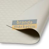 Branda Marketim Krem 3D Blockout PVC Pergola Branda Kumaşı
