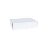 Brandtobag 37x27x10 Lüks Dayanıklı E-ticaret Mat Selefonlu Kargo Kutusu - 3.33 Desi Beyaz (25 Adet)
