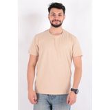Brango 40155 Erkek T-Shırt - Bej - L