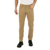BRANGO Erkek Düz Straight Fit Pantolon, Bej, 30 Beden