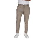 BRANGO Erkek Düz Straight Fit Pantolon, Vizon, 34 Beden