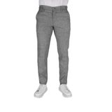 BRANGO Erkek Düz Straight Pantolon, Siyah, 36 Beden