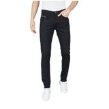 BRANGO Erkek Düz Straight Pantolon, Siyah, 38 Beden