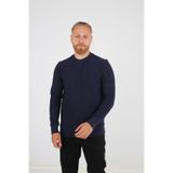 BRANGO Erkek Slim Fit Bisiklet Yaka Sweatshirt, Lacivert, M Beden