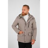 BRANGO Erkek Slim Fit Kaban, Bej, 3XL