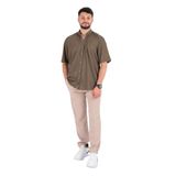 BRANGO Erkek Slim Fit Pantolon, Taş, 32 Beden
