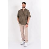 BRANGO Erkek Slim Fit Pantolon, Taş, 32 Beden