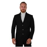BRANGO Erkek Slim Fit Uzun Kaban, Siyah, 48 Beden 48