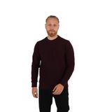 BRANGO Erkek Yetişkin Sweatshirt, Bisiklet Yaka, Bordo, S Beden