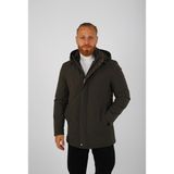 Brango Haki Mont - Kapşonlu, Slimfit, Kışlık - 2XL