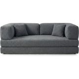 Branna Home Maxi Legom Ikili Sünger Koltuk Yatak Olabilen Kanepe Çok Amaçlı Çift Kişilik Aktivite Koltuğu 200X200CM - Antrasit