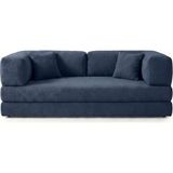 Branna Home Maxi Legom Ikili Sünger Koltuk Yatak Olabilen Kanepe Çok Amaçlı Çift Kişilik Aktivite Koltuğu 200X200CM - İndigo